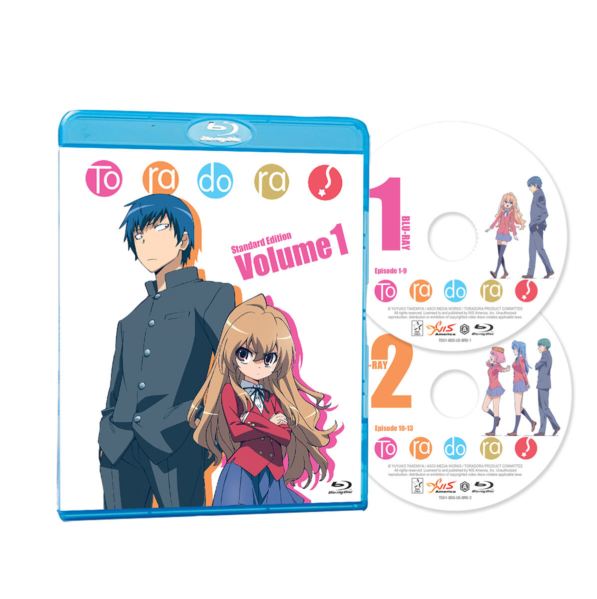 Toradora! Set 1 Blu-ray | Crunchyroll Store