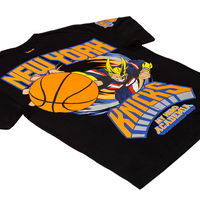 My Hero Academia - Hyperfly x MHA x NBA New York Knicks All Might SS T-shirt image number 3