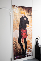 Ichigo Kurosaki Bleach Black & Rock Life-Sized Fabric Poster image number 1