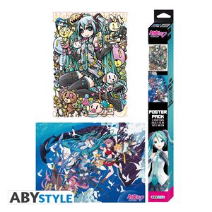 Hatsune Miku - Cute Group Mini Poster Set (Series 2)