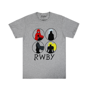 RWBY - Silhouettes In Circles T-Shirt