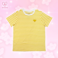 CR Loves Cardcaptor Sakura: Clear Card - Embroidered Kero Striped T-Shirt image number 0