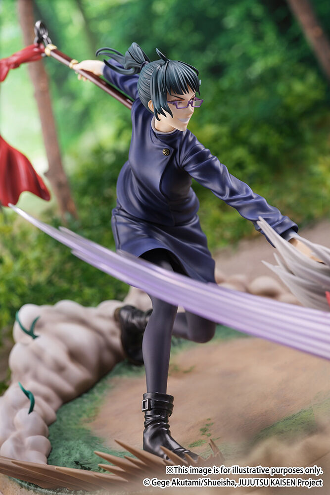 JUJUTSU KAISEN - Figurine Maki Zen'in &agrave; l'&eacute;chelle 1/7 (Shibuya Scramble Ver.) image number 16