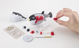 Fugu (Blowfish) 34-piece 3D Kaitai Puzzle