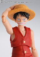 one-piece-monkey-d-luffy-sh-figuarts-action-figure-romance-dawn-ver image number 7