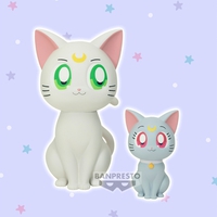 Pretty Guardian Sailor Moon - Artemis & Diana Sofvimates Figure image number 0