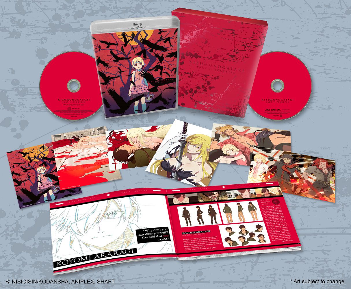Kizumonogatari Part 1 Tekketsu Blu-ray