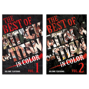 The Best of Attack on Titan In Color Manga Hardcover (1-2) Bundle