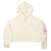 CR Loves Cardcaptor Sakura: Clear Card - Embroidered Blossoms Cropped Hoodie image number 2