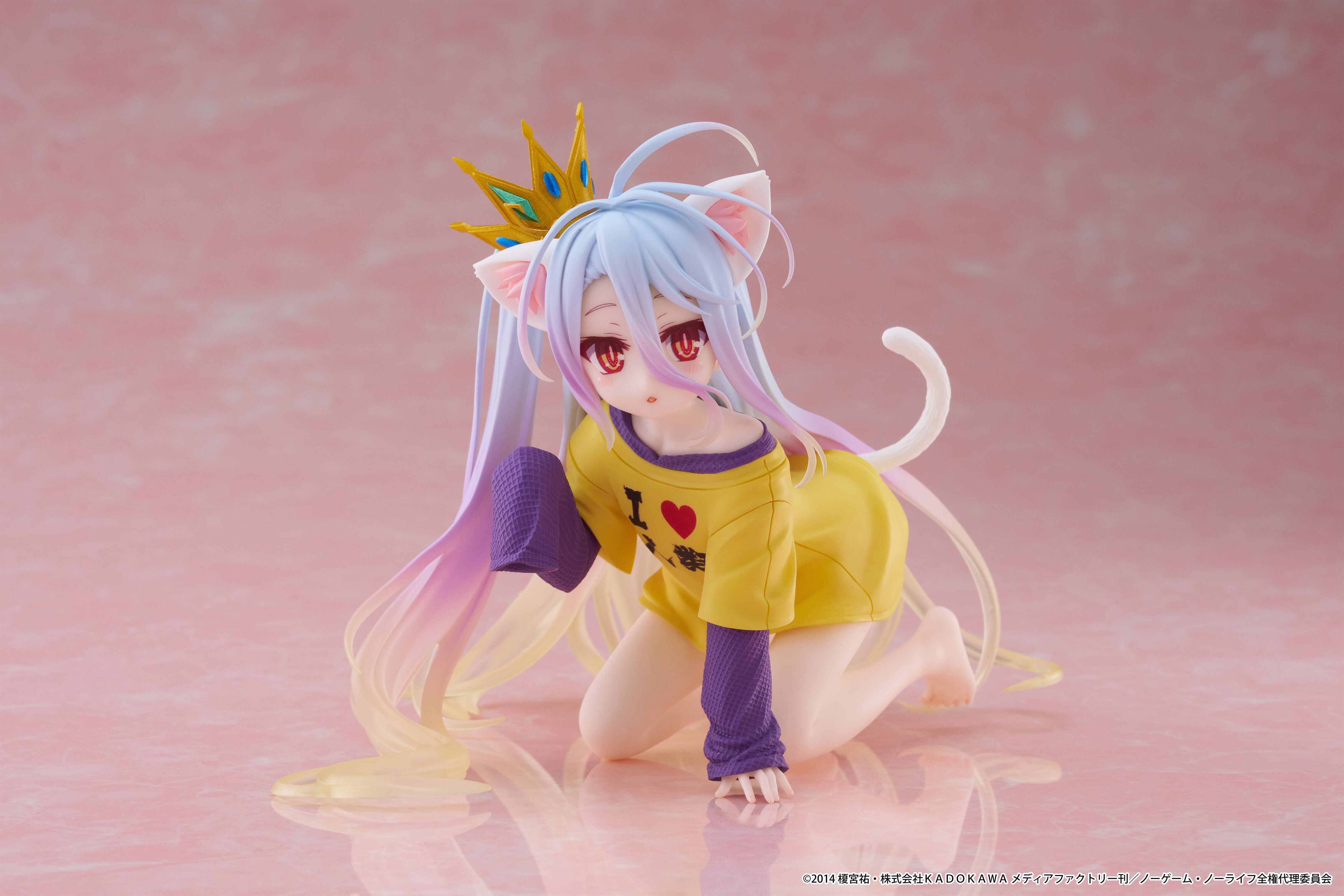 no-game-no-life-shiro-coreful-prize-figure-cat-ear-t-shirt-ver