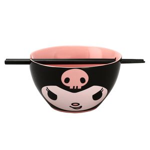 Sanrio - Kuromi Ramen Bowl With Chopsticks