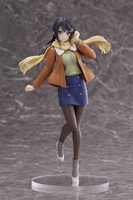 Rascal Does Not Dream of a Dreaming Girl - Mai Sakurajima Coreful Prize Figure (Winter Wear Ver.) image number 1