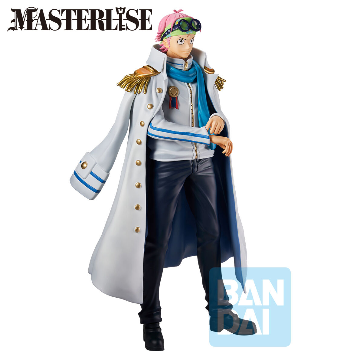 one-piece-koby-masterlise-ichibansho-figure-legendary-hero-ver image number 1