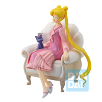 Pretty Guardian Sailor Moon Cosmos the Movie - Usagi & Luna Ichiban Figure Set (Anitque Style Ver.) image number 1