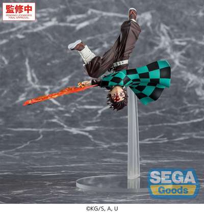 Demon Slayer: Kimetsu no Yaiba - Tanjiro Kamado Luminasta Prize Figure (Hinokami Kagura Setting Sun Transformation Ver.)