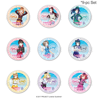 Love Live! Sunshine!! Uranohoshi Girls High School Store INTERNATIONAL Tin Button Vol. 7 (Set) image number 0