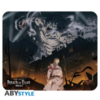 Attacking Liberio Attack on Titan Mouse Pad image number 0
