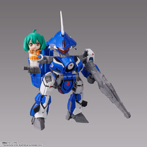Macross Frontier - Ranka Lee & VF-25G Messiah Valkyrie Tiny Session Action Figure (Michael Use Ver.)
