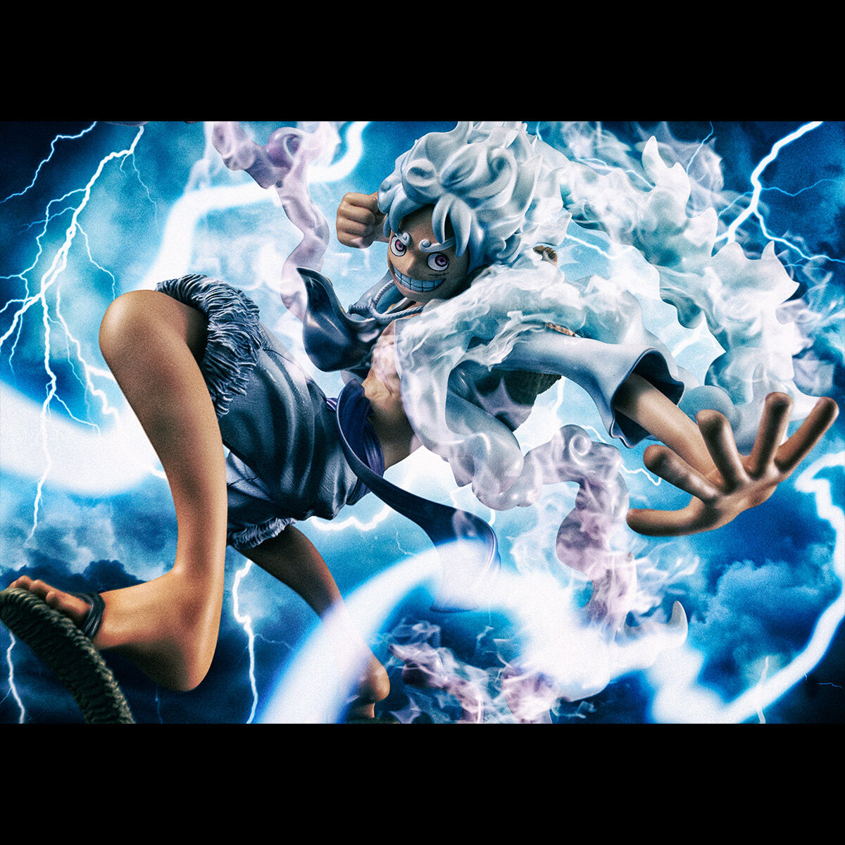 One Piece - Monkey D. Luffy Portrait.of.Pirates Figure (Gear 5 Ver.) image number 8