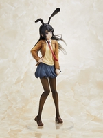 Rascal Does Not Dream of Bunny Girl Senpai - Mai Sakurajima Prize Figure (Uniform Bunny Ver.) image number 5