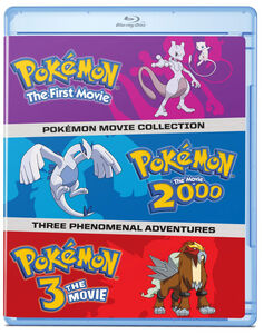 Pokemon Movies 1-3 Blu-ray
