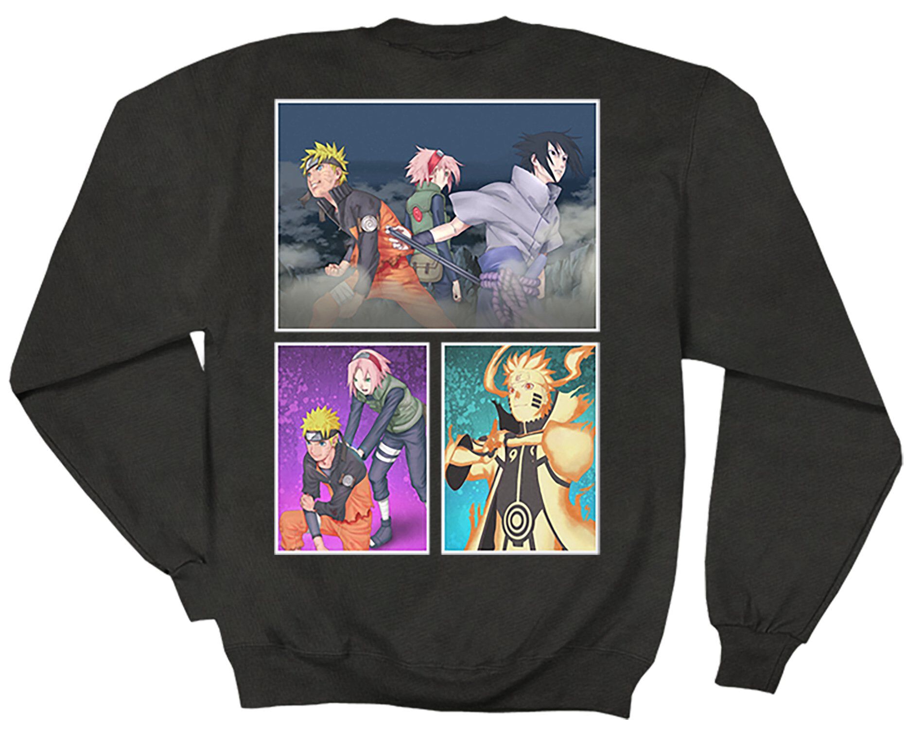 Naruto Shippuden - Trio Scenes Crew Sweatshirt - Crunchyroll Exclusive