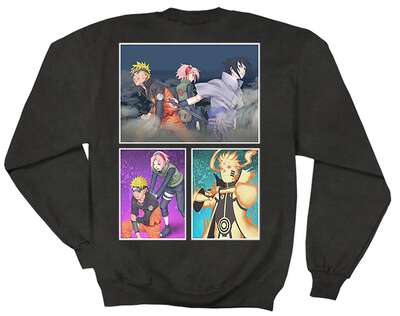 Naruto Shippuden - Trio Scenes Crew Sweatshirt - Crunchyroll Exclusive
