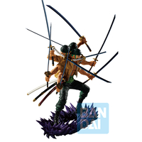 one-piece-roronoa-zoro-ichibansho-figure-genealogy-of-swordsmans-soul-ver image number 3