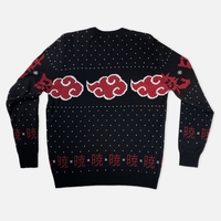 Naruto Shippuden - Akatsuki Cloud Holiday Sweater - Crunchyroll Exclusive! image number 2