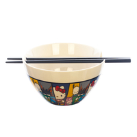 My Hero Academia - MHA x Sanrio Ramen Bowl With Chopsticks image number 1