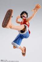 one-piece-monkey-d-luffy-sh-figuarts-action-figure-romance-dawn-ver image number 4