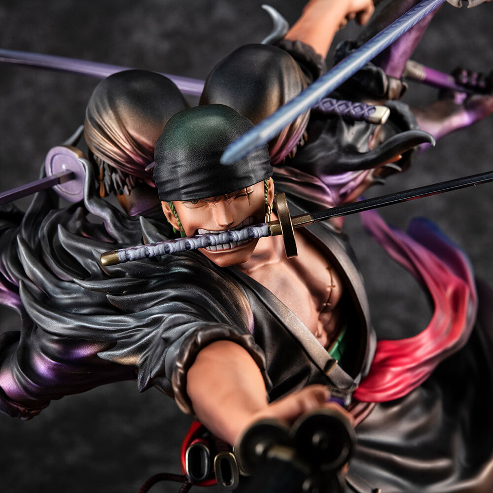 Roronoa Zoro (Limitierter Re-Run) Demon Spirit Kyuutou-ryuu Asura Ver Portrait of Pirates WA-MAXIMUM One Piece Figur image number 6