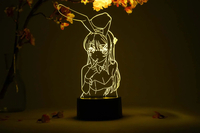 Rascal Does Not Dream of Bunny Girl Senpai - Bunny Girl Bust Otaku Lamp image number 2