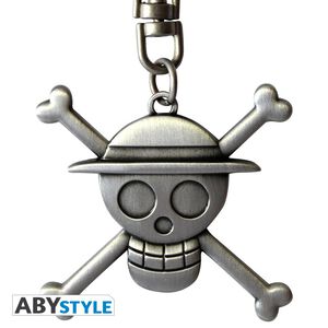 One Piece 3D Keychain Skull Luffy