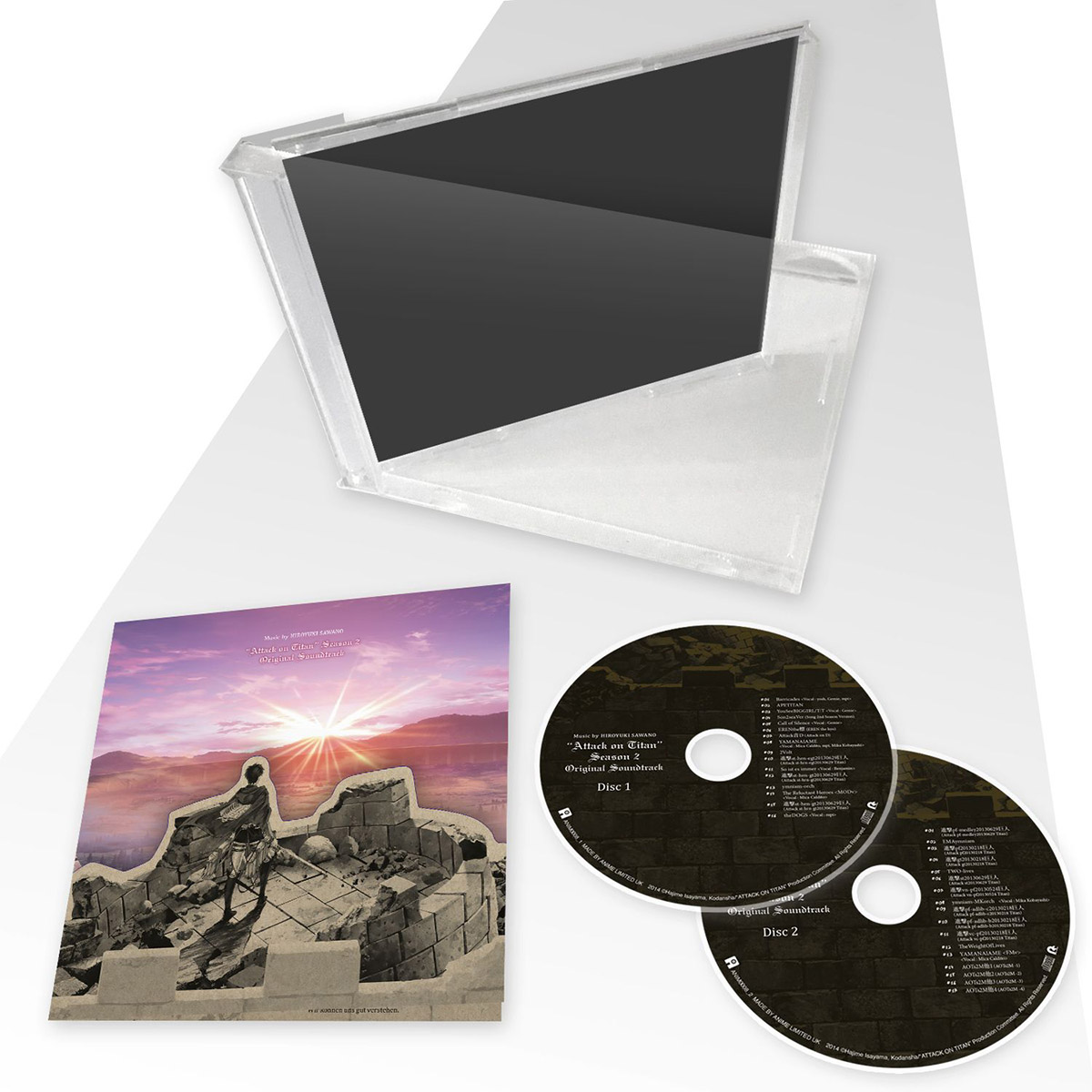 Attack on Titan Season 2 Original Soundtrack CD | Crunchyroll Store