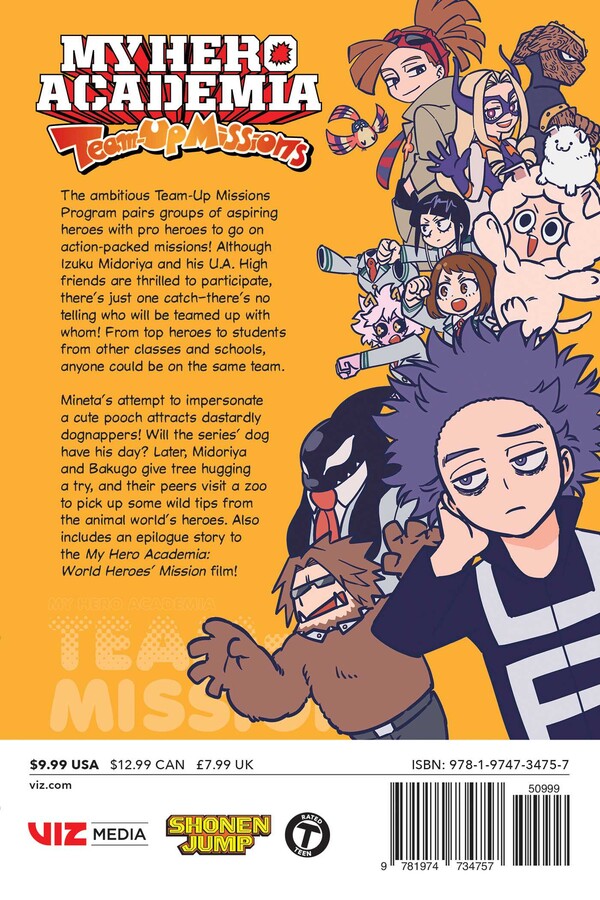 Boku No Hero Academia WORLD HEROES' MISSION Volume World Heroes Manga