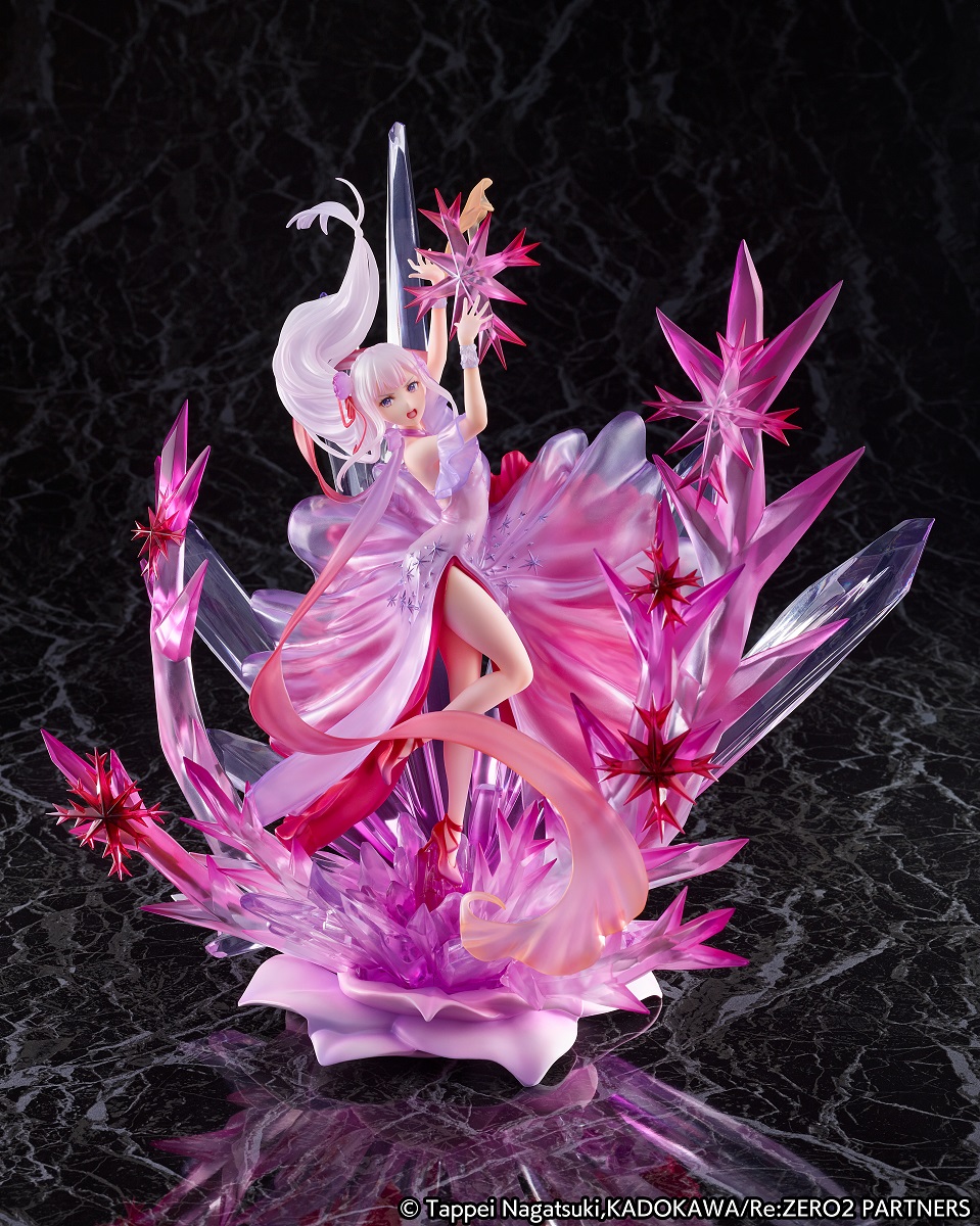 Emilia Frozen Crystal Dress Ver Re:ZERO Figure image count 3
