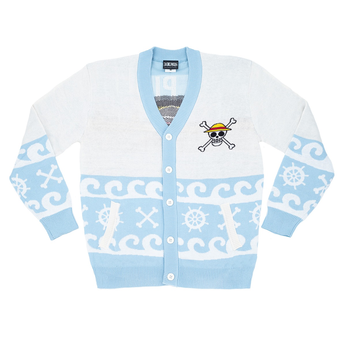 One Piece - Straw Hat Jolly Roger Cardigan image count 0