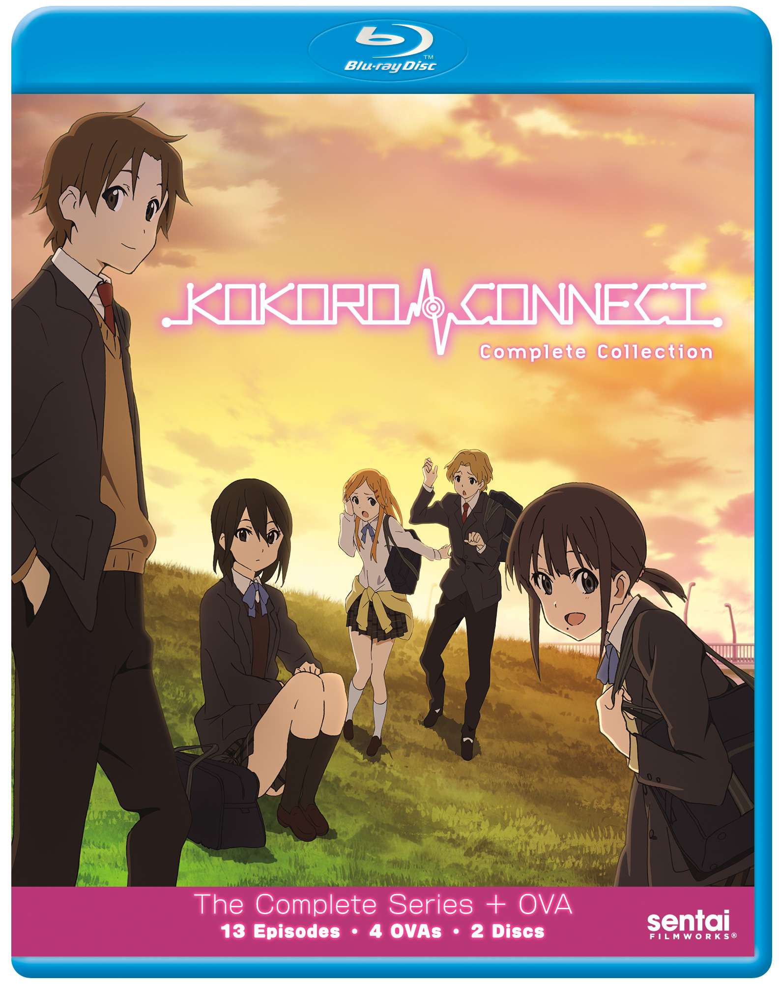 Anime Blu-ray Disc KOKORO CONNECT First Press Limited Edition Set
