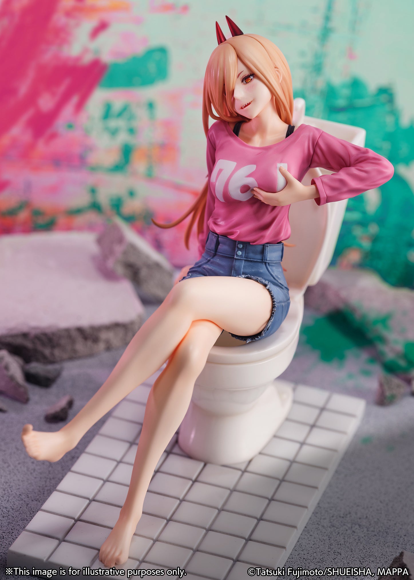 Chainsaw Man Power Scale Figure Bathroom Scene Crunchyroll Store