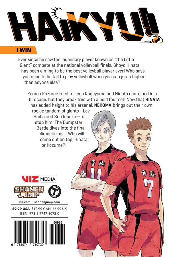 MANGA Haikyu 36-40 TP