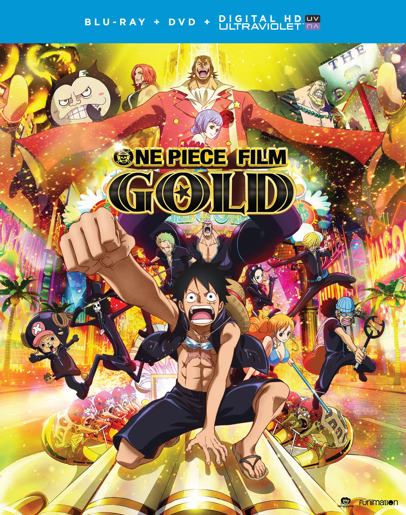ONE PIECE FILM GOLD Blu-ray GOLDEN LIMITED EDITION (with original  three-sided storage case) JAPANESE EDITION : Movies & TV 