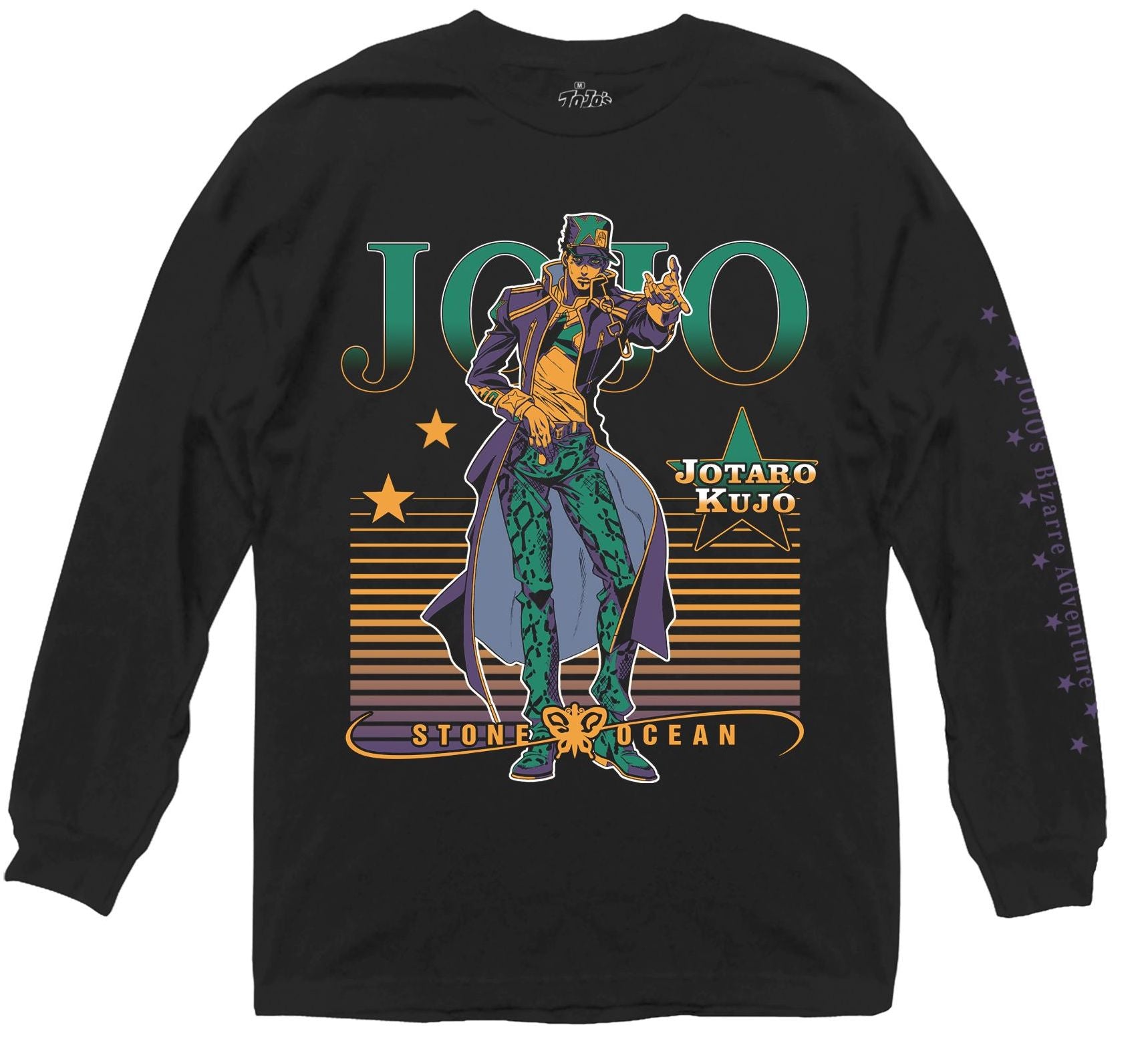  Ripple Junction JoJo's Bizarre Adventure Stardust Crusaders  Men's Short Sleeve T-Shirt Jotaro Pose Anime S Army : Clothing, Shoes &  Jewelry