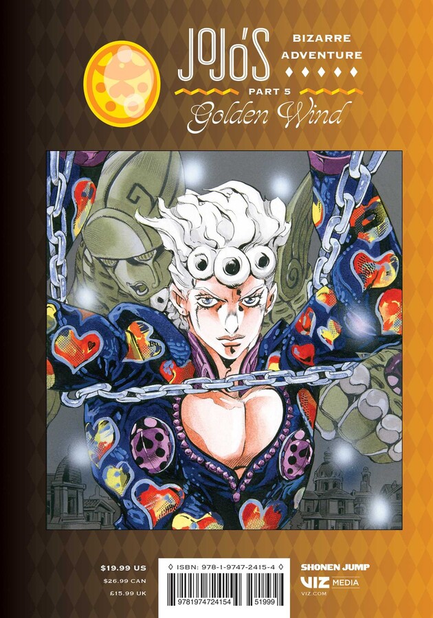 JoJo's Bizarre Adventure Manga Part 5: Golden Wind, Vol. 4 (Hardcover) –  Collector's Outpost
