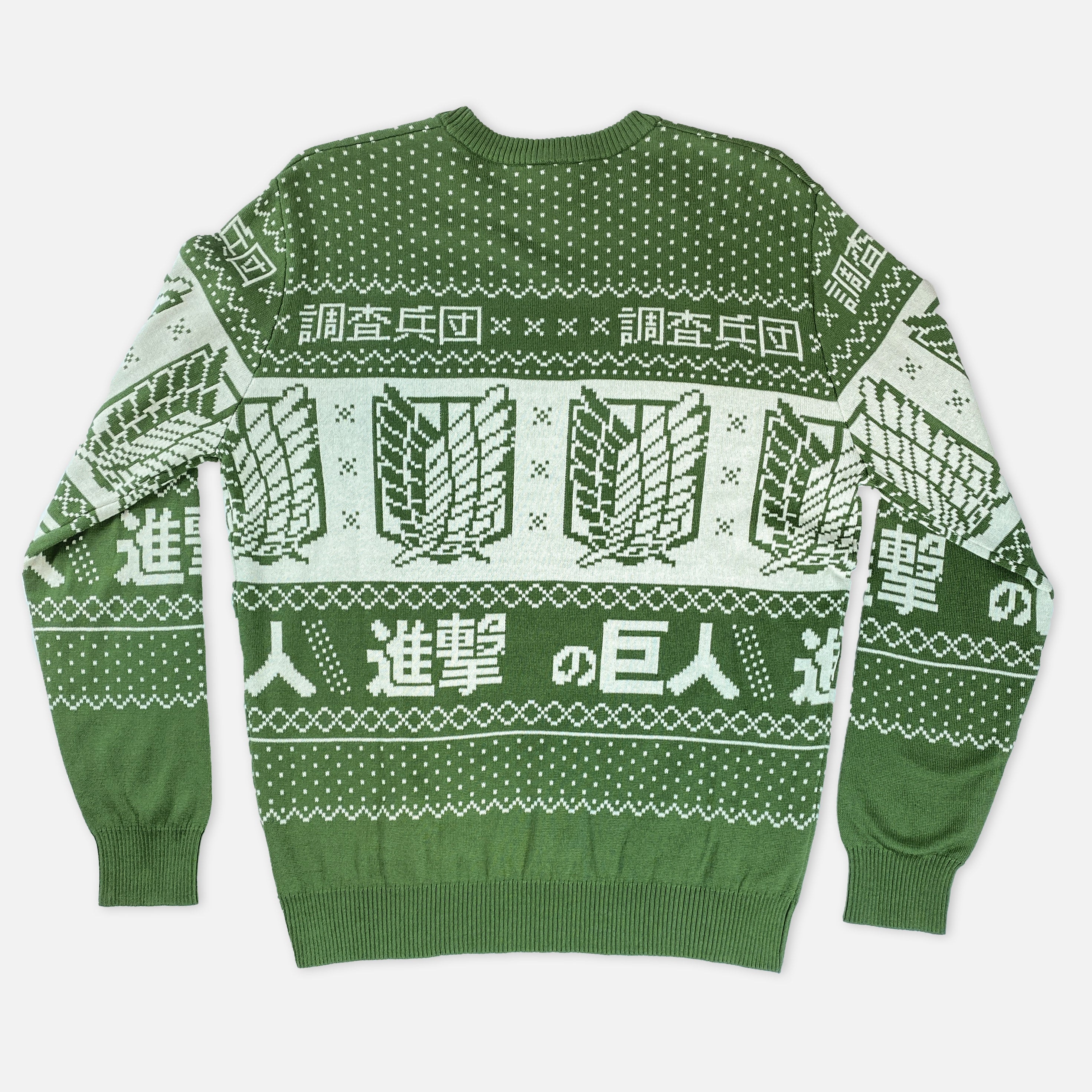 Attack on Titan - Scout Regiment Holiday Sweater - Crunchyroll Exclusive! image count 2