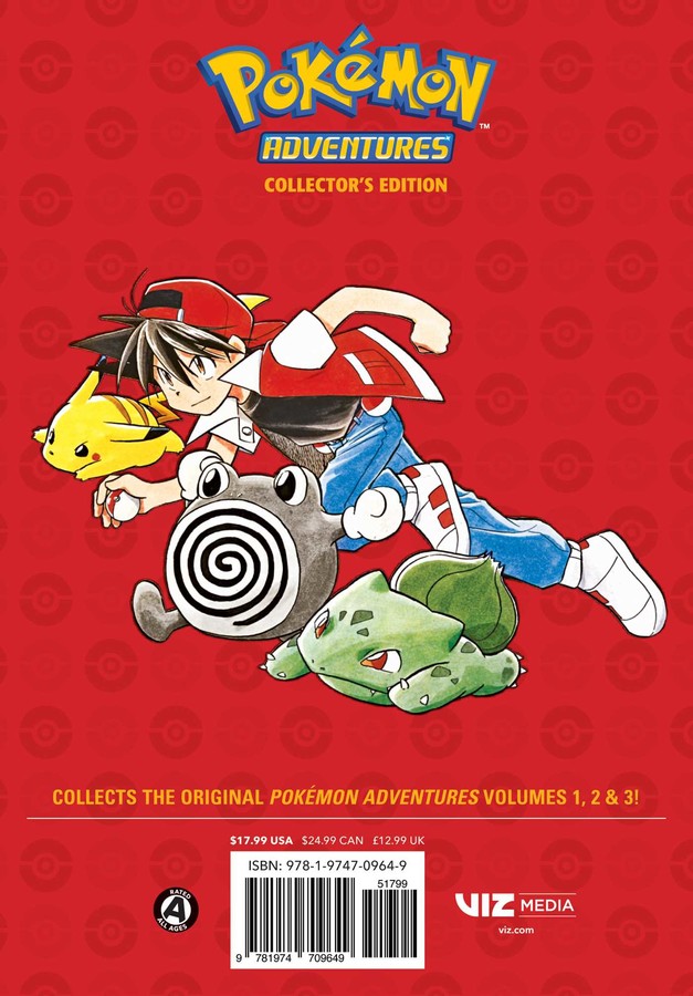 VIZ Media - Red's Trainer Tips! How to catch a Pokémon! 👆 Learn more about Pokémon  Adventures Collector's Edition, Vol. 1