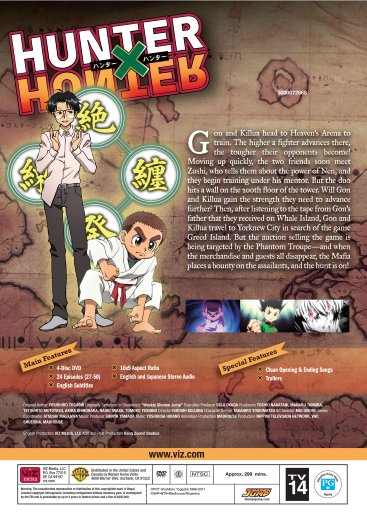  Hunter X Hunter Set 3 (Episodes 59-88) [DVD] : Manga  Entertainment: Movies & TV