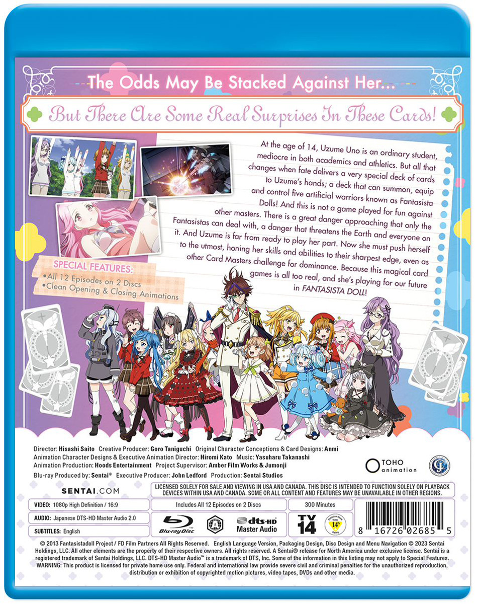 Fantasista Doll Blu-ray | Crunchyroll Store