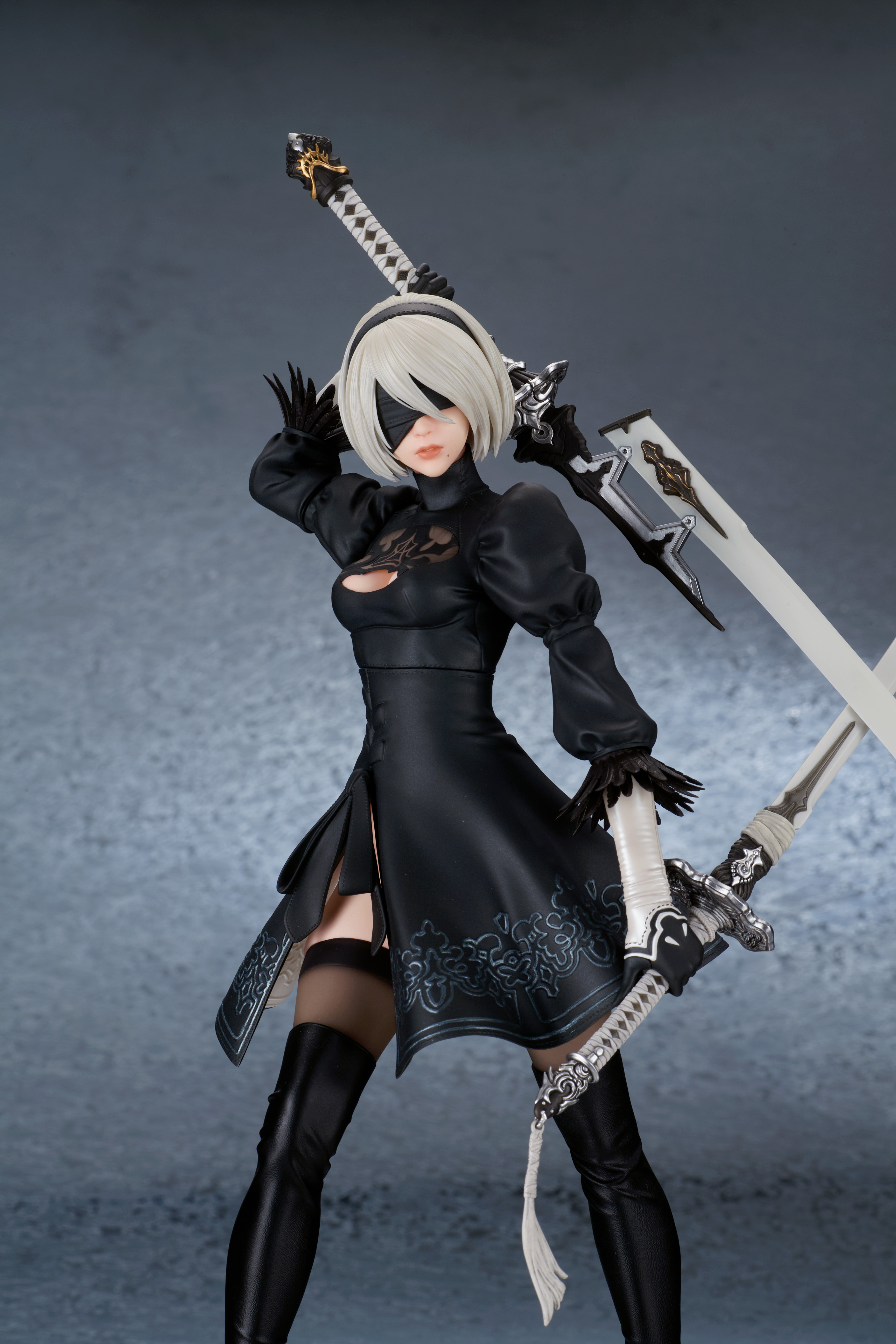 11 Nier Automata 2B YoRHa No. 2 Type B Animation Hand-Made Action Figure  BULK