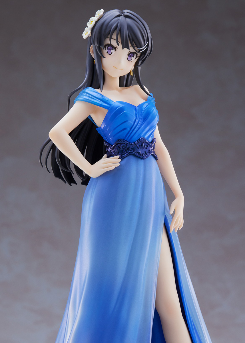 Rascal Does Not Dream of Bunny Girl Senpai - Mai Sakurajima Figure (Blue Wedding Dress Ver.) image count 3